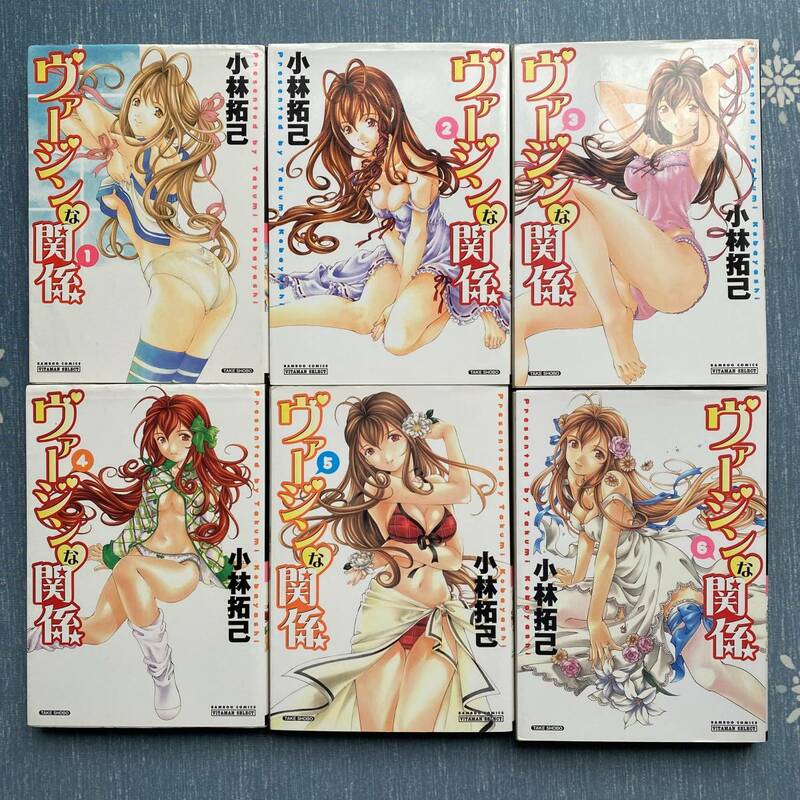 【送料無料】【匿名配送】中古 即決 ヴァージンな関係 全巻セット 1-6巻 小林 拓己 (著) バンブー・コミックス VITAMAN SELECT 