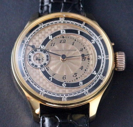 1907年 バセロンコンスタンチン懐中時計のムーブメント使用カスタム腕時計 ヴァシュロン バシュロン コンスタンタン