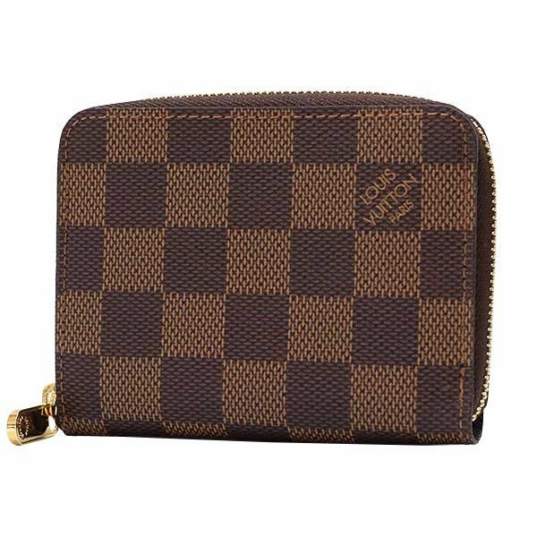 【送料無料】【本物】美品★LOUISVUITTON★ルイヴィトン★ジッピーコインパース★ダミエ★N63070★コンパクト財布★ユニセックス★小銭入れ