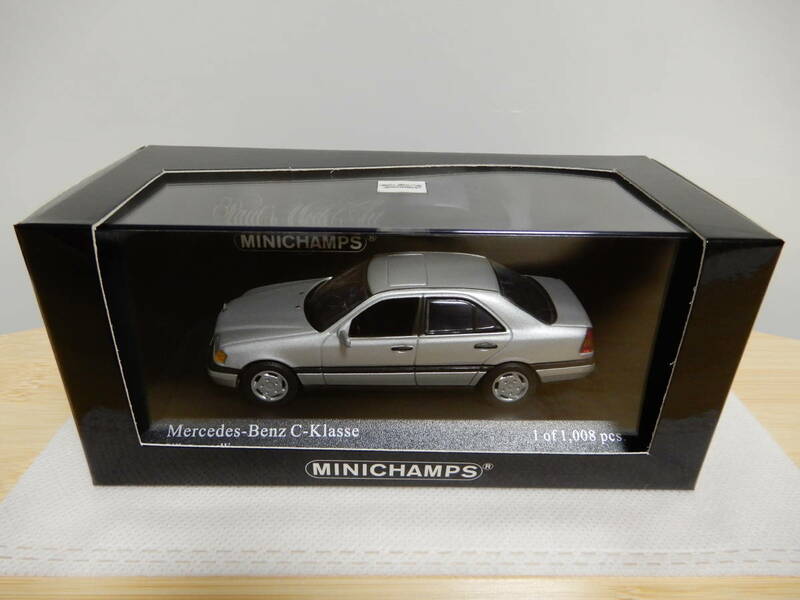 1/43 メルセデス ベンツ Cクラス Mercedes-Benz C-Class 1993 Silver metallic シルバー メタリック 430032109 ミニチャンプス PMA