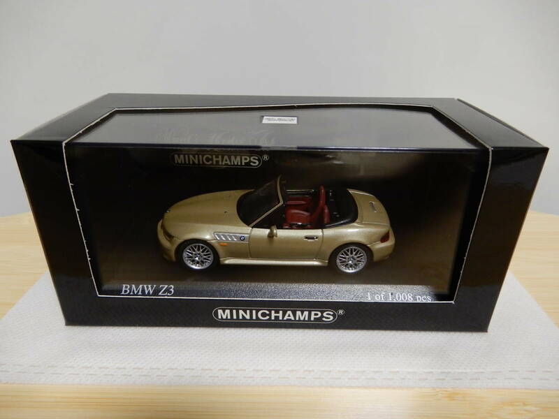 1/43 BMW Z3 1999 Gold metallic ゴールド メタリック 430028235 ミニチャンプス PMA