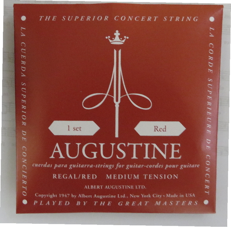AUGUSTINE オーガスチン クラシックギター弦 リーガル レッドセット REGAL/RED SET