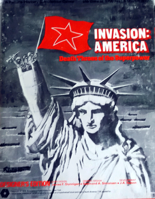 SPI/INVASION AMERICA/デザイナーズエディション/駒切断済/中古品/日本語訳なし