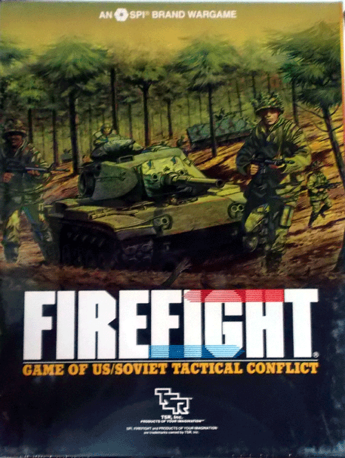 TSR/SPI/FIREFIGHT,GAME OF US/SOVIET TACTICAL CONFLICT/新品未開封品/日本語訳なし