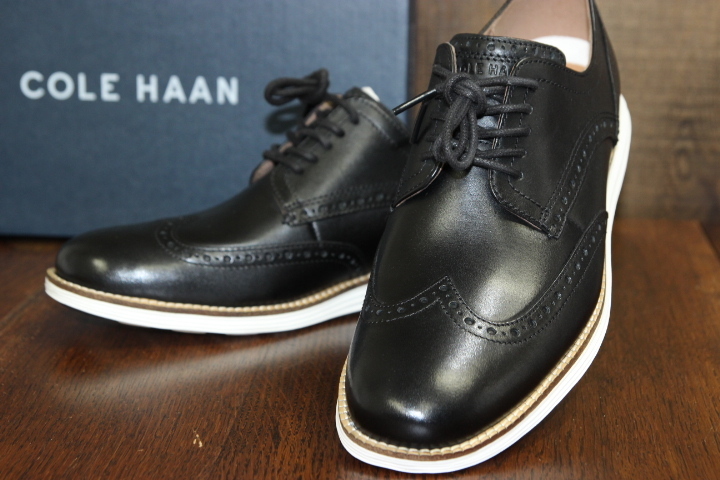 未使用 COLE HAAN (コールハーン) ORIGINAL GRAND SHWNG / 26cm / 黒 / オリジナルグランド ショートウイング / 革靴