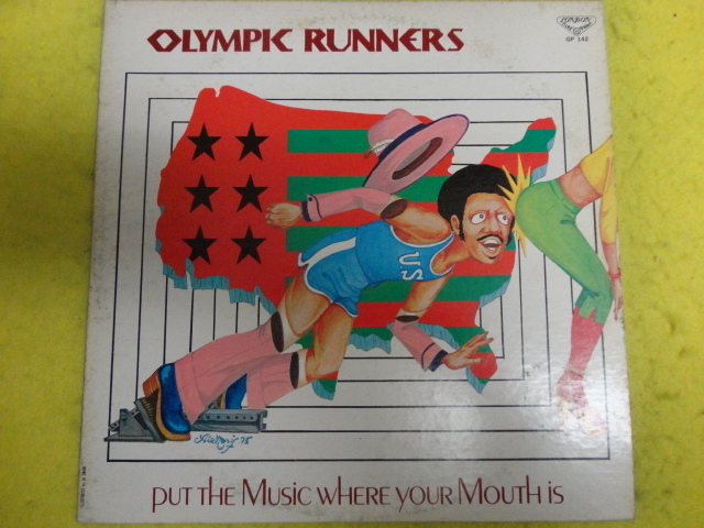  Olympic Runners Put The Music Where Your Mouth Is 名盤FUNK LP Grab It / Sproutin' Out / Mac B. Coolie / Do It Over / Taco Toes