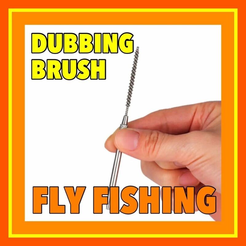 フライフィッシング フライタイイング　フライ　疑似餌　毛針　ダビング　ダビングブラシ　釣具　道具　完成品フライ　新品未使用品