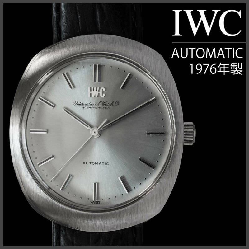 (506) 稼働美品 ★ IWC Automatic 自動巻き Wロゴ文字盤 ★ 1976年 メンズ アンティーク