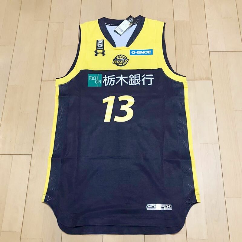 新品 Bリーグ 栃木ブレックス アンダーアーマー 渡邉裕規 オーセンティックユニフォーム B.LEAGUE 宇都宮ブレックス ユニホーム バスケ