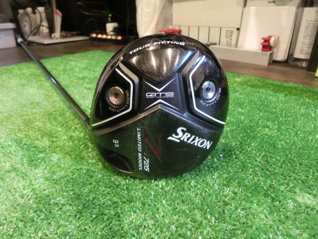 スリクソン SRIXON Z725 LIMITED MODEL 9,5度可変 新品TORAYCA製シャフト 無刻印 72g 中調子のS 46in D3 321g仕上 ヘッドカバー付