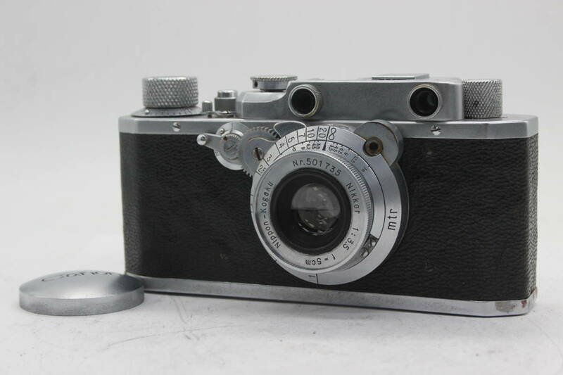 【返品保証】 【整備済み】キャノン Canon Seiki-Kogaku / Nippon Kogaku 5cm F3.5 レンジファインダー カメラ C5261
