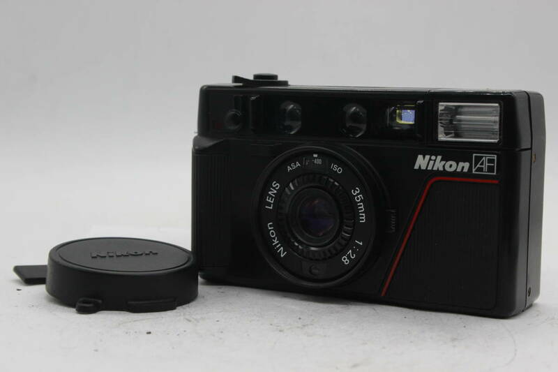 【返品保証】 ニコン Nikon L35AF ブラック 35mm F2.8 コンパクトカメラ C5313