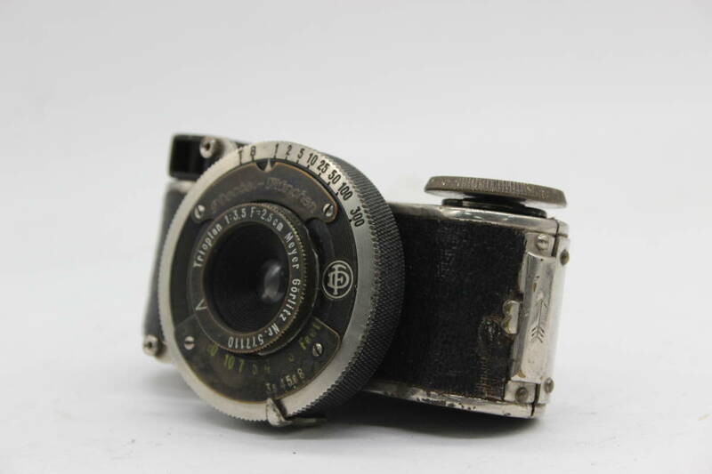 【訳あり品】 125 Mini Fex ミニフェックス PATENTE Trioplan F=2.5cm Meyer Gorlitz ミニカメラ フィルムカメラ アンティーク C6242