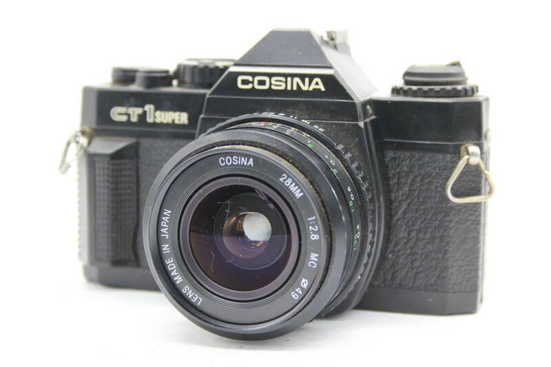 【返品保証】 コシナ COSINA CT 1SUPER ブラック 28mm F2.8 ボディレンズセット C6258