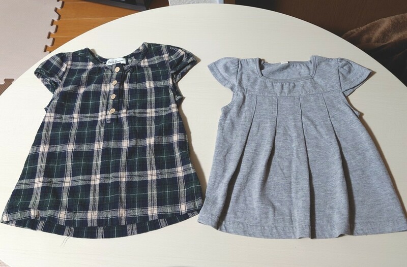 半袖トップス 2枚セット 100cm PaLa Banbina 西松屋 女の子 半袖Tシャツ 子供用夏服 100 3歳 4歳