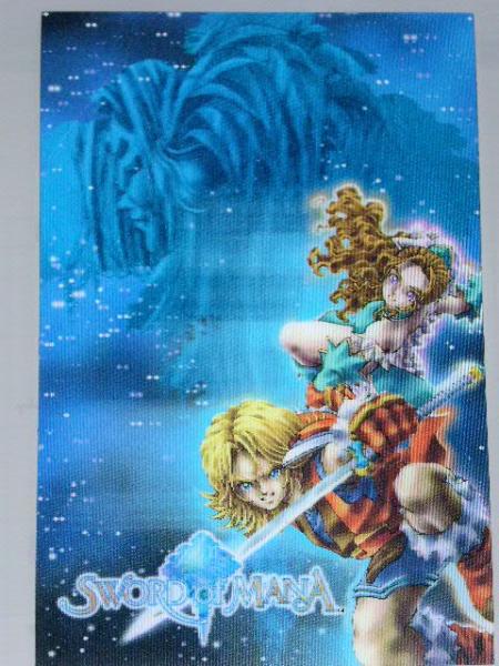 ♪激レア！US非売品!新約 聖剣伝説”Sword of Mana”３Ｄポストカード!アメリカ★3D Post Card★Promo USA★Action role-playing game