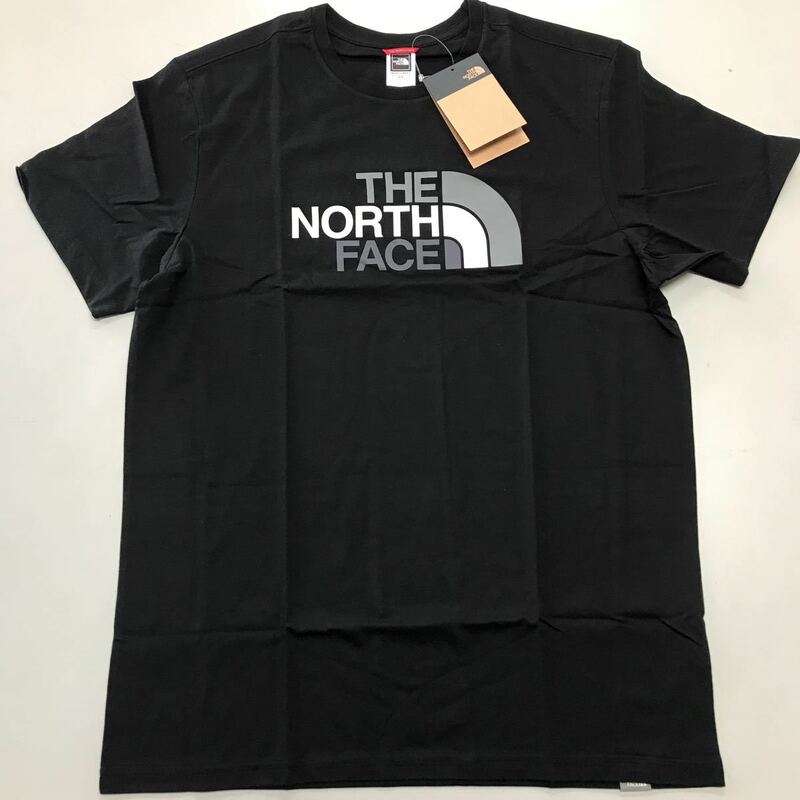 THE NORTH FACE 未使用 Tシャツ ノースフェイス ロゴ ブラック 黒 Mサイズ メンズ 半袖