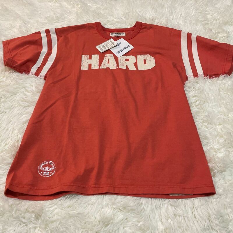 新品未使用！HARDBIRD フットボールTシャツ ハードバード　フラットヘッド