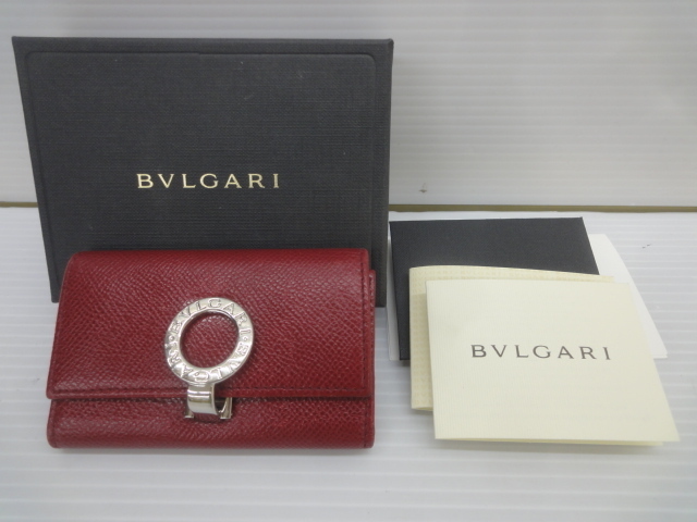 ◆BVLGARI/ブルガリ 33742 6連キーケース 外箱付き 中古品 syhib005436