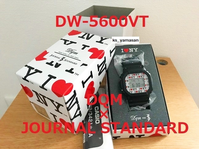 ☆ 未使用 即決 ☆DW-5600VT DQM × JURNAL STANDARD × G-SHOCK Gショック CASIO カシオ I LOVE N.Y ジャーナルスタンダード コラボ