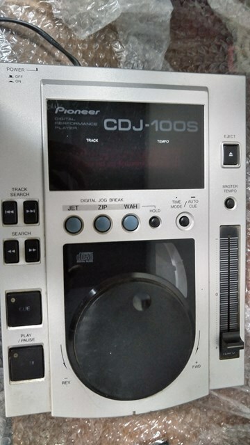 Pioneer パイオニア コンパクトディスクプレーヤー　CDJ-100S 電源入りません。