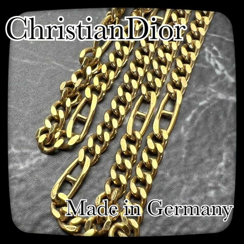 ChristianDior ディオール　ゴールド　喜平　ドイツ製　ネックレス　美品