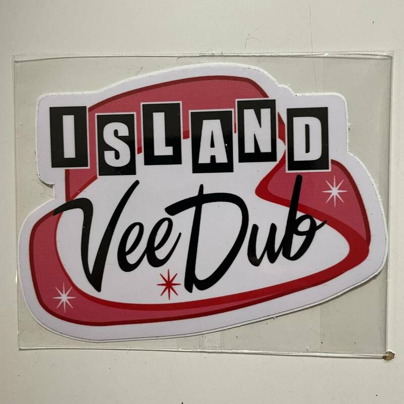 ISLAND VEE DUB VOLKS WAGEN BEETLE アイランド ビー ダブ VW ビートル 空冷 タイプ1 ステッカー フォルクスワーゲン MOONEYES ③