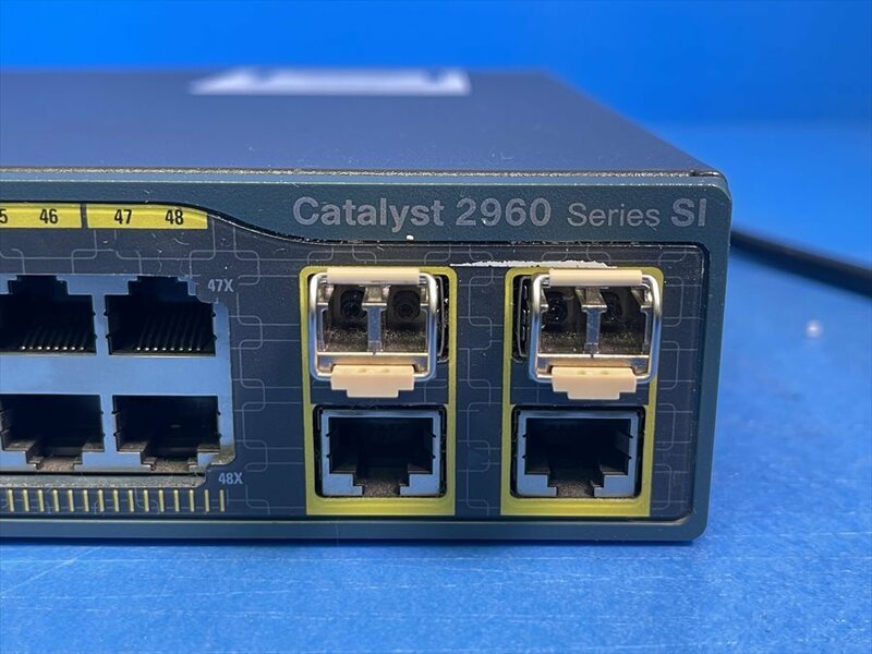 ☆初期化済☆□清掃・通電確認済み□Catalyst 2960-S スイッチ ハードウェア インストレーション　0000　＃2