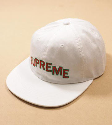 新品 未使用 正規品 ◆ フランスSupreme購入 Supreme stepped arc 6-panel white/白 新品 未使用 タグ付 新品 未使用