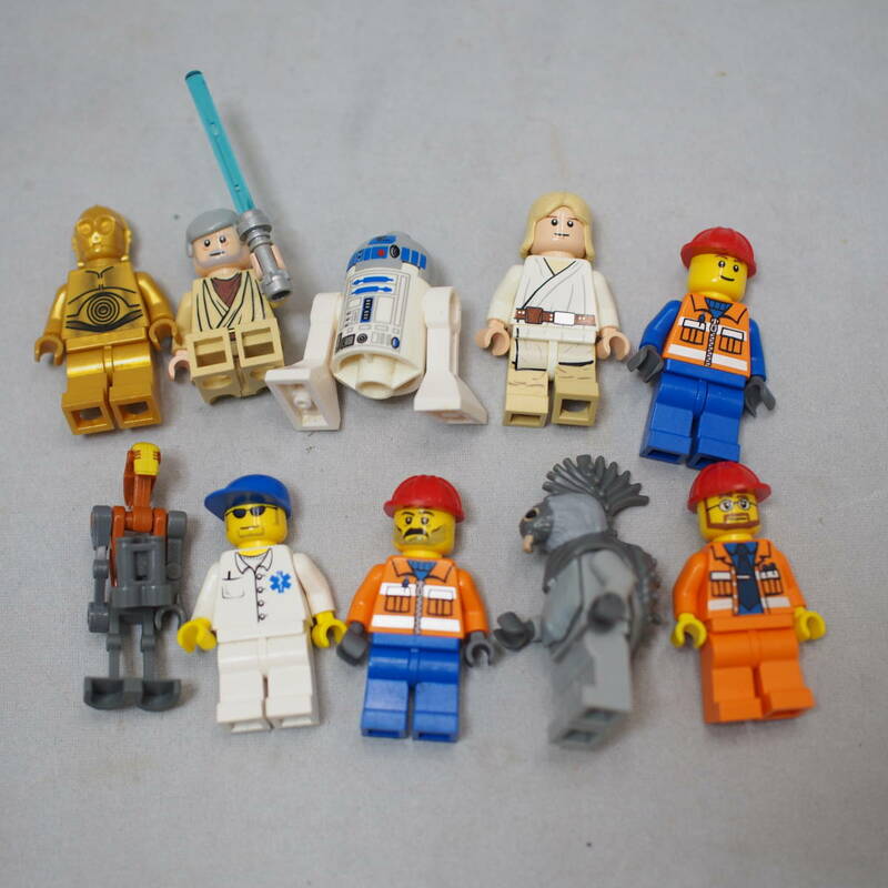 レゴ フィグ LEGO ミニフィグ スターウォーズ バトルドロイド ルーク・スカイウォーカー オビワン・ケノービ c-3PO R2-D2 まとめ 管320-23