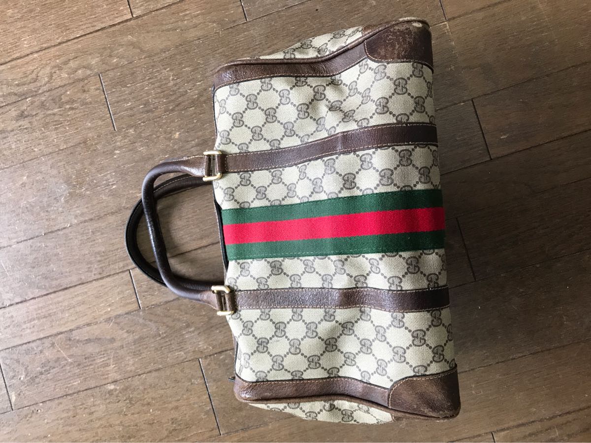 グッチ GUCCI ボストンバッグ バッグ オールドグッチ 確実正規品 送料700円