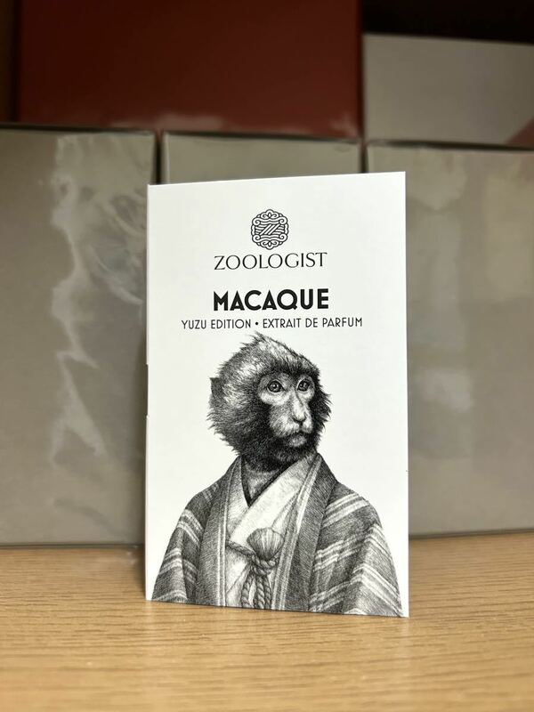 《送料無料》ズーロジスト マカク ユズ エディション エキストレドパルファム 2ml サンプル ※未使用※ #zoologist MACAQUE YUZU