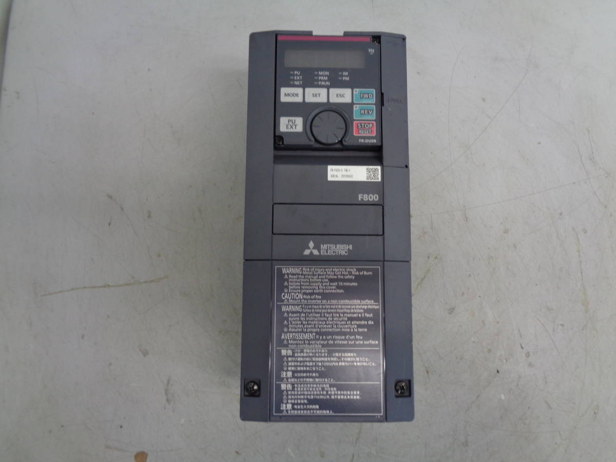 MK8075 三菱電機 インバータ FR-F820-0.75K-1