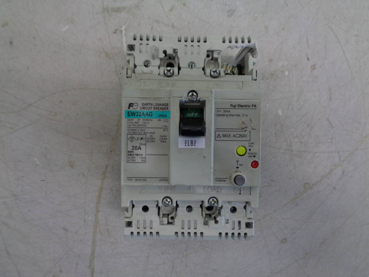 MK8182 富士電機 オートブレーカ 一 EW32AAG-3P020A