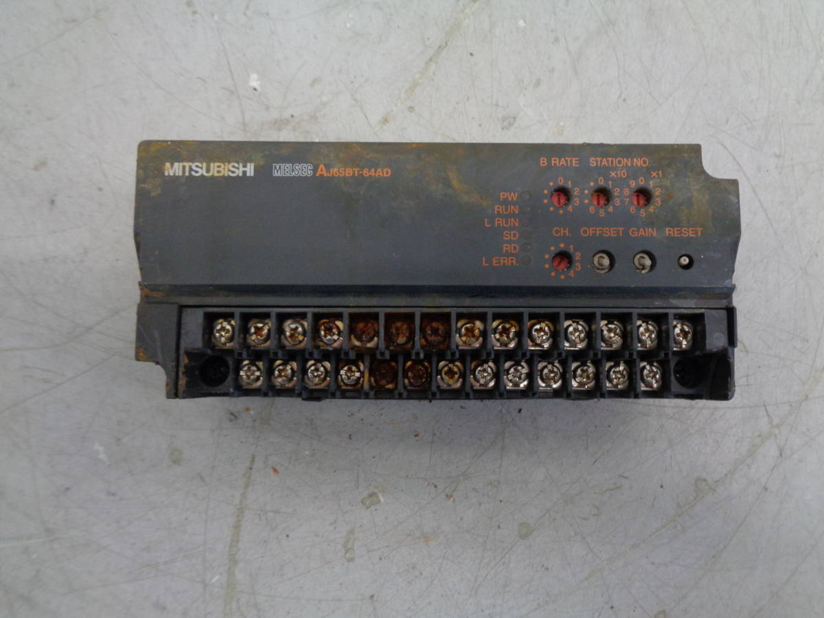 MK8218 ★三菱　シーケンサー　AJ65BT-64AD　PLC　CC-LINK　リモートI/O　伝送ユニット