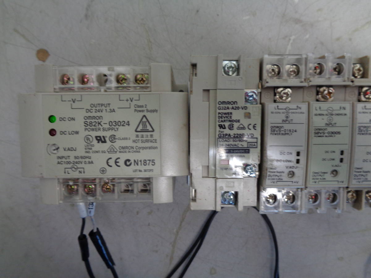 MK8222 OMRON S82K-03024 / H3DE-M2等　配電用品
