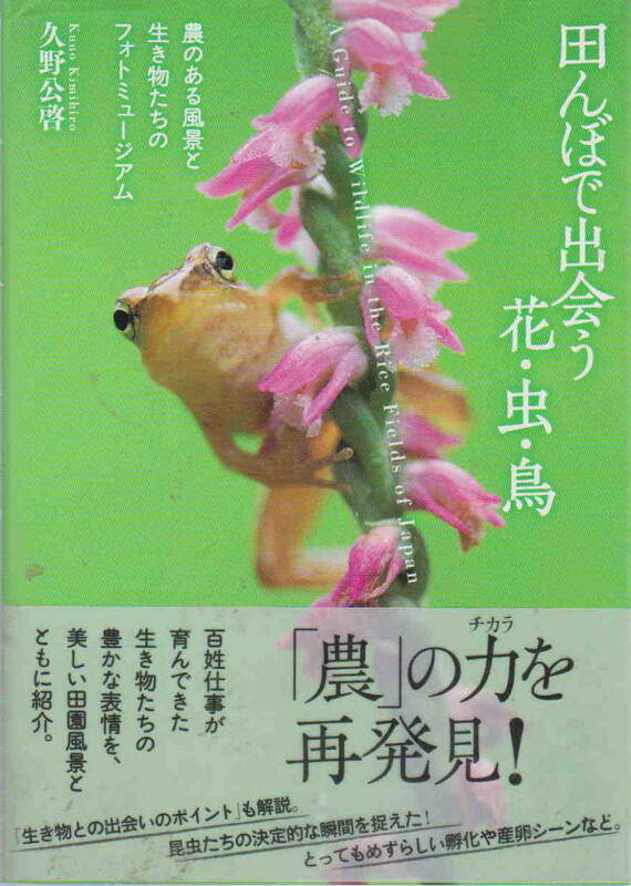 久野公啓・著★「田んぼで出会う花・虫・鳥―農のある風景と生き物たちのフォトミュージアム」築地書館刊