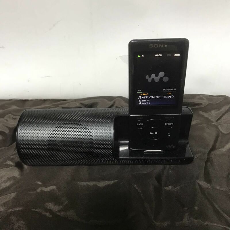 SONY スピーカー付ウォークマン NW-S774K 8GB ブラック ソニー WALKMAN デジタルオーディオプレイヤー