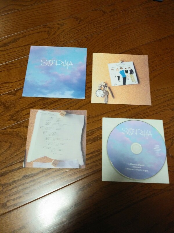 SOPHIA インディーズ3曲入りCD「SOPHIA」