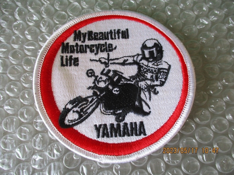 ワッペン ヤマハ オリジナル ワッペン YAMAHA ORIGINAL WAPPEN オートバイ バイク 作業着 ビンテージ 稀少 当時物 コレクション