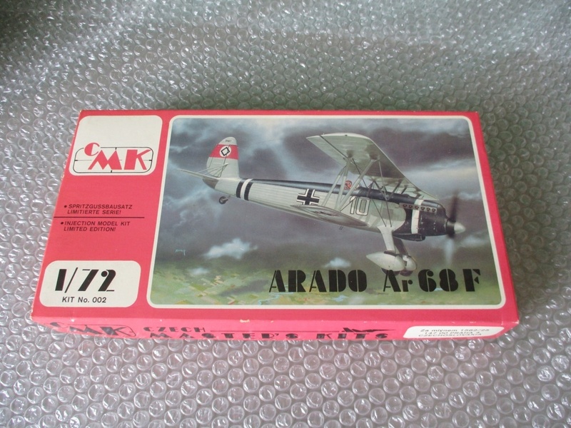 プラモデル CMK 1/72 プラウ Ar68F ARADO Ar68F ドイツ戦闘機 未組み立て 昔のプラモ 海外のプラモ