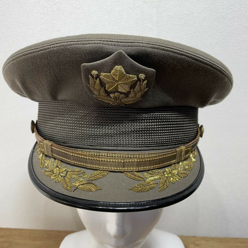 陸上自衛隊　制帽　幹部　佐官用　制帽　サイズ約56ｃｍ　X320
