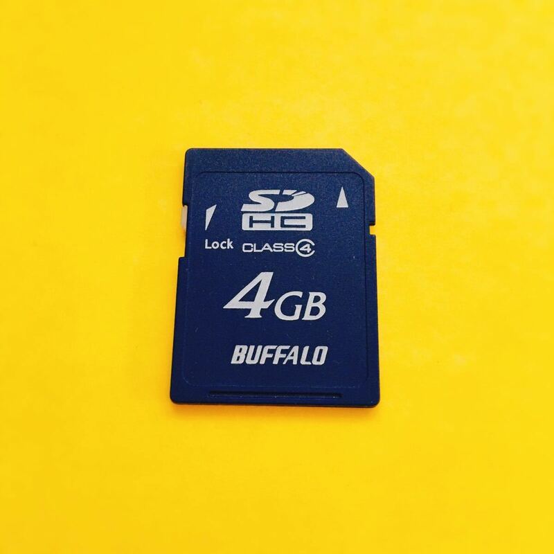 ★ BUFFALO ★ 4GB ★ デジカメSDカード ★ メモリーカード 4G ★