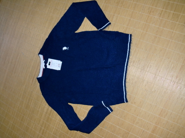 US POLO ASSN ネイビー色セーター（Lサイズ）