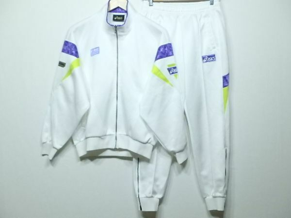 90's アシックス 希少！ レトロ ジャージ セットアップ オールシーズン Women/L