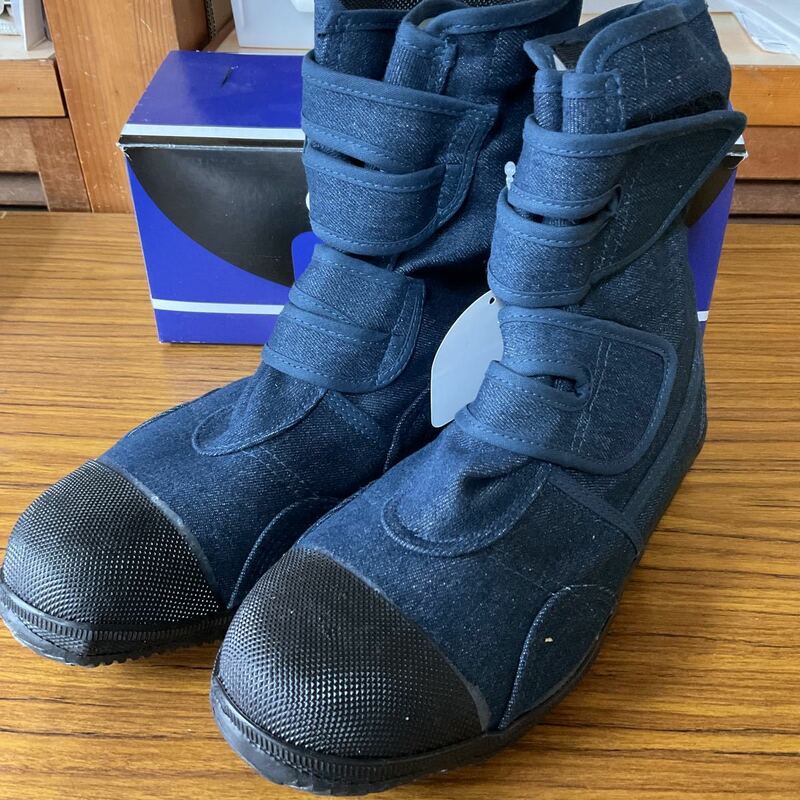 送料無料 安全靴 24.5cm GDー01 デニムブルー 新品未使用 GDジャパン
