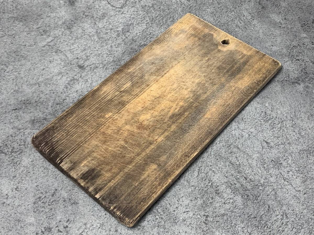 【 レトロ 使い込まれた まな板 ① 】調理器具 調理 木製 料理