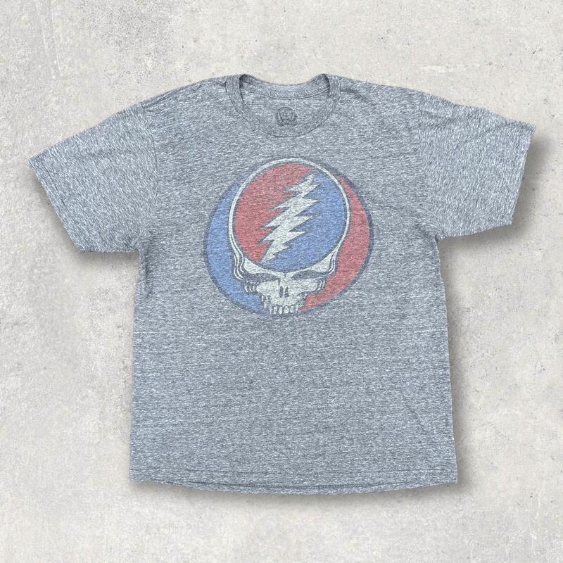 【オフィシャル】 vintage Grateful Dead オフィシャル バンドTシャツ バンT ロック カントリー ヴィンテージ ロックTシャツ 霜降りグレー