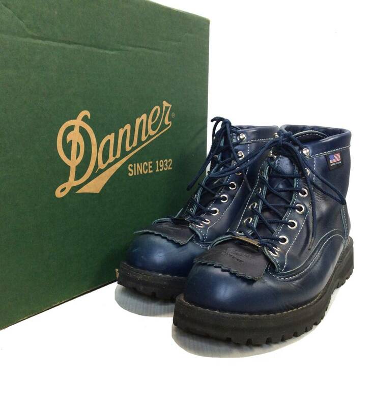 Danner ダナー GORE-TEX ゴアテックス BULL RIDGE INK マウンテンブーツ トレッキングシューズ 登山靴 USA製 ブルー US8.5 26.5cm メンズ