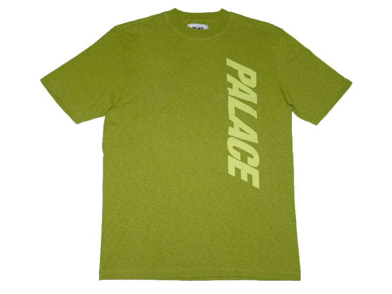 PALACE パレス P-SLUB POCKET T-shirt 胸ポケット ロゴ Tシャツ S グリーン